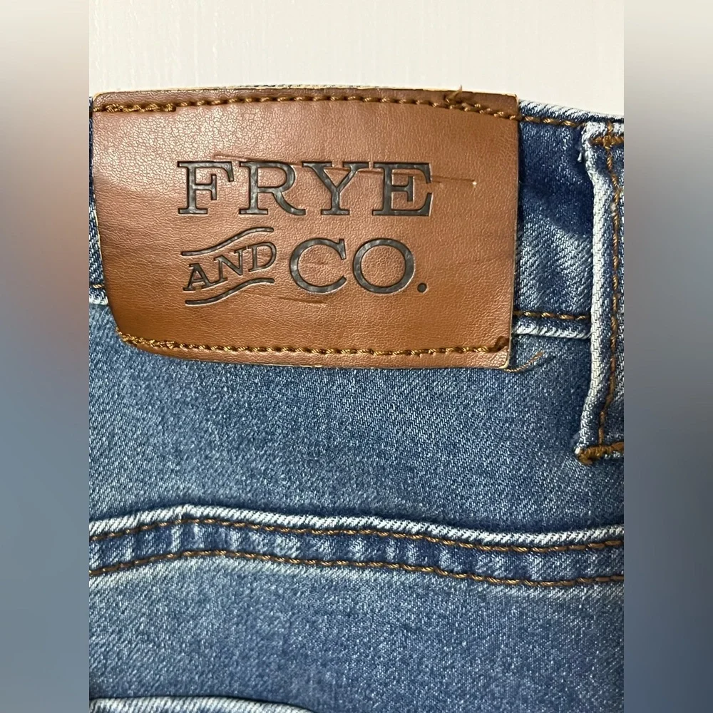Frye Blue Denim Maxi Skirt - Picture 3 of 5
